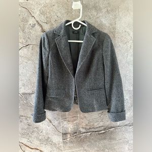 EUC JCrew Wool Tweed Blazer ~gray